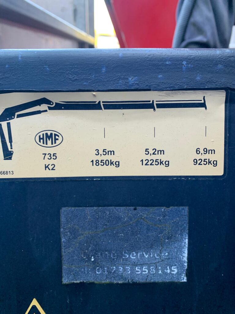 7.5 Ton Metre HMF Crane