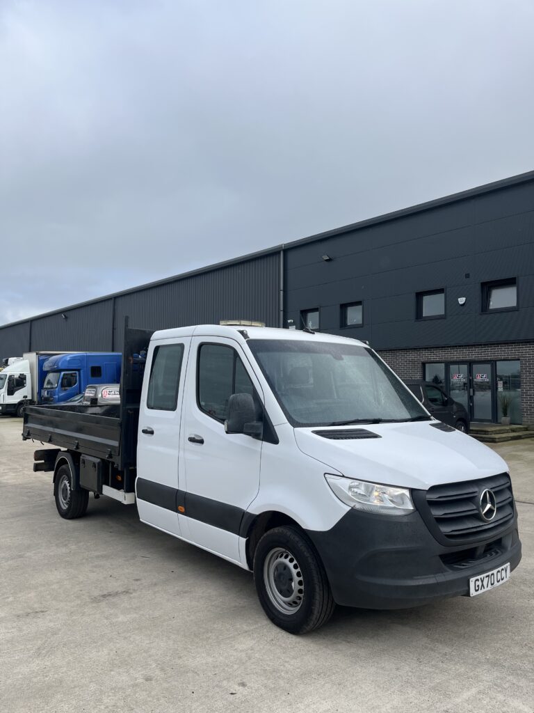 2021 Mercedes Sprinter Crew Cab 3.5T Tipper