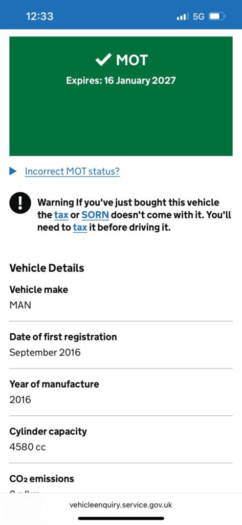 September 2016 MAN TGL 8.150