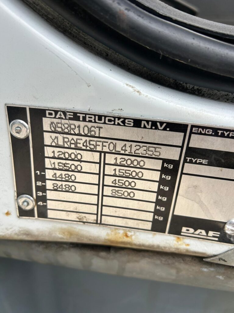 2012 DAF LF 45 1 80 Euro 5 12 Ton