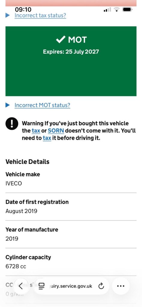 August 2019 Iveco 180e25 Flatbed