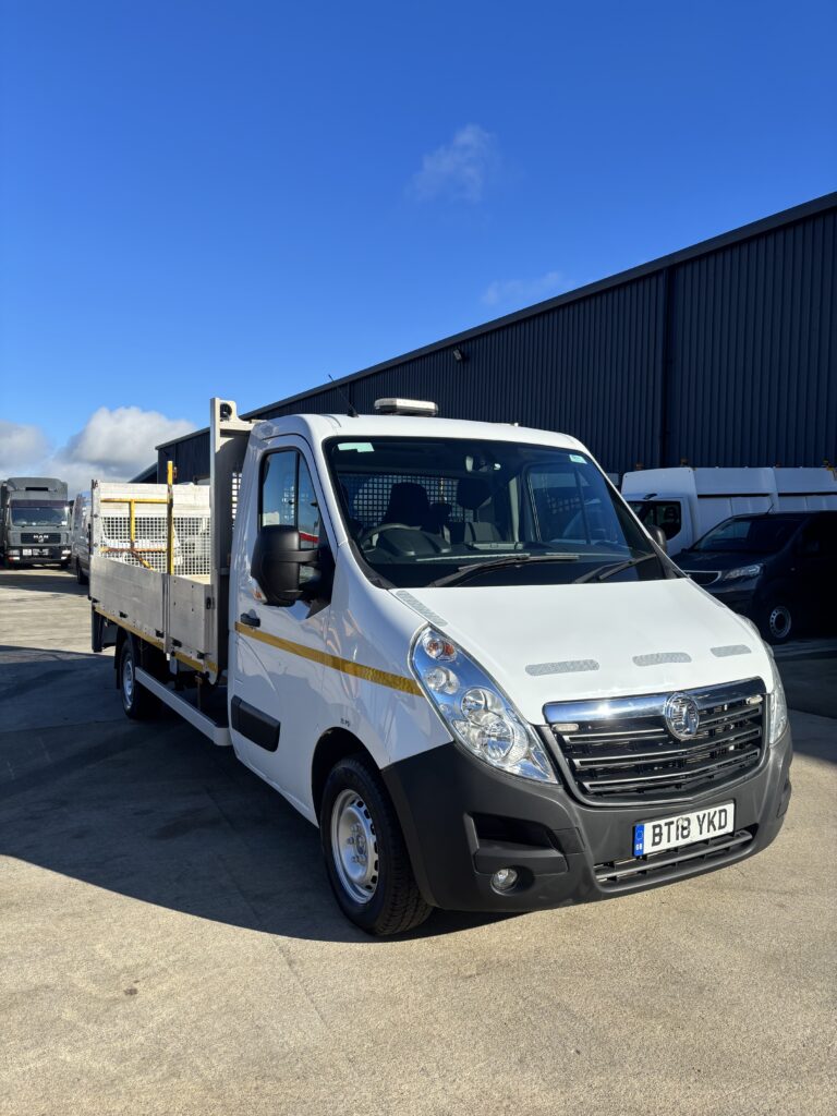 June 2018 Vauxhall Movano L3H1 BiTurbo Dropside