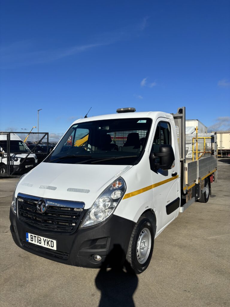 June 2018 Vauxhall Movano L3H1 BiTurbo Dropside